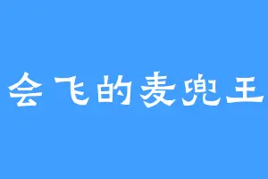会飞的麦兜王