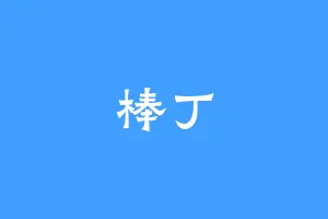 棒丁