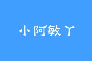 小阿敏丫
