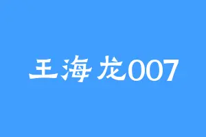 王海龙007