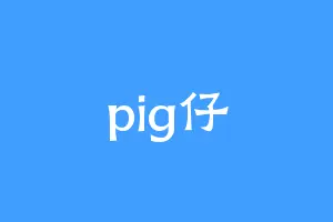 pig仔