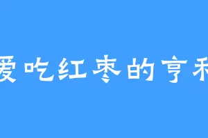 爱吃红枣的亨利