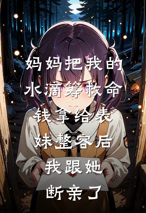 《妈妈把我的水滴筹救命钱拿给表妹整容后，我跟她断亲了》佚名佚名已完结小说_妈妈把我的水滴筹救命钱拿给表妹整容后，我跟她断亲了(佚名佚名)经典小说