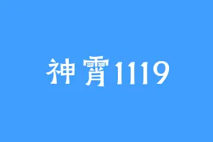 神霄1119