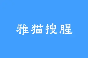 雅猫搜腥