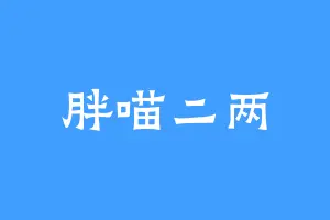 胖喵二两