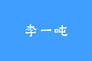 李一吨