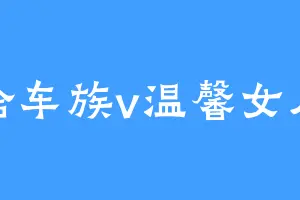 哈车族v温馨女人